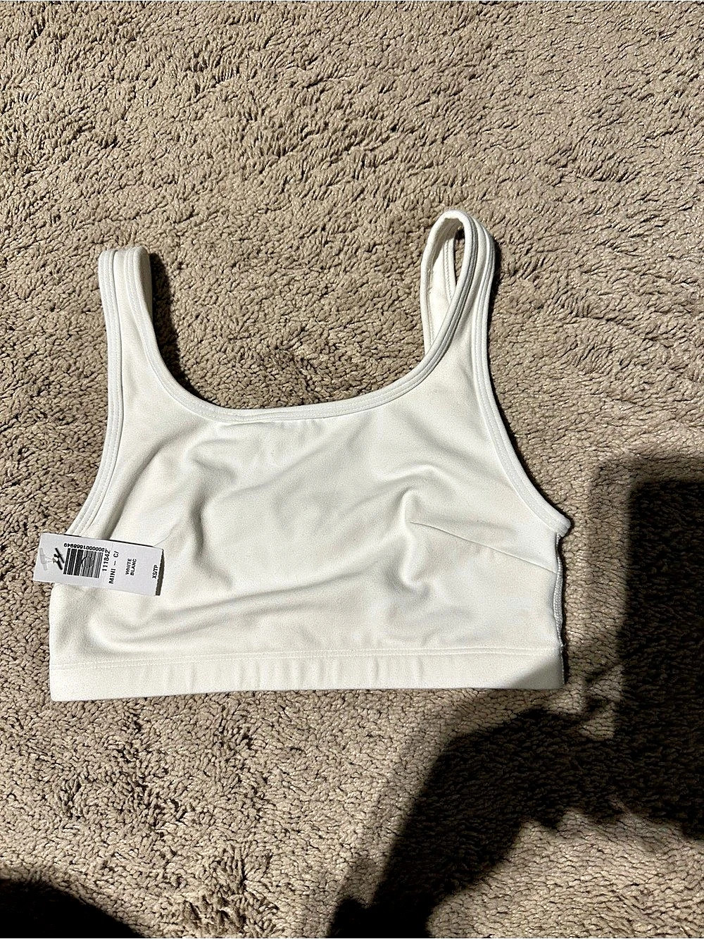 Tna Sports Bra in White Size Small Like New